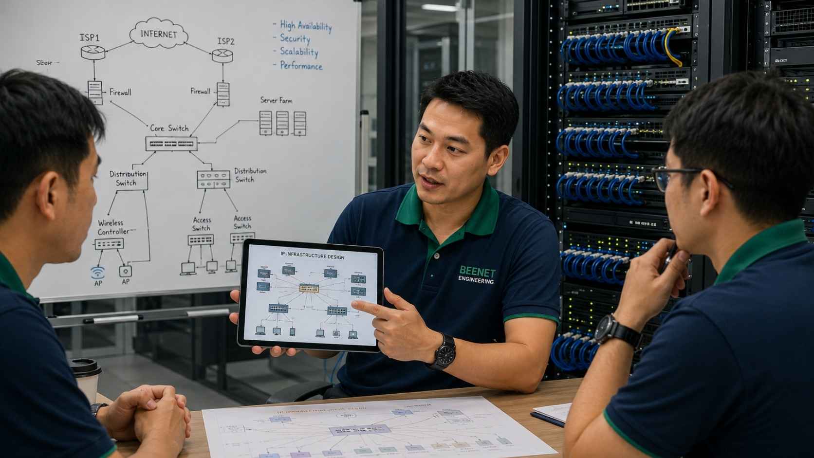 Ip Infrastructure ออกแบบโครงสร้างระบบเครือข่ายองค์กร (Network Infrastructure Design) | IP ...