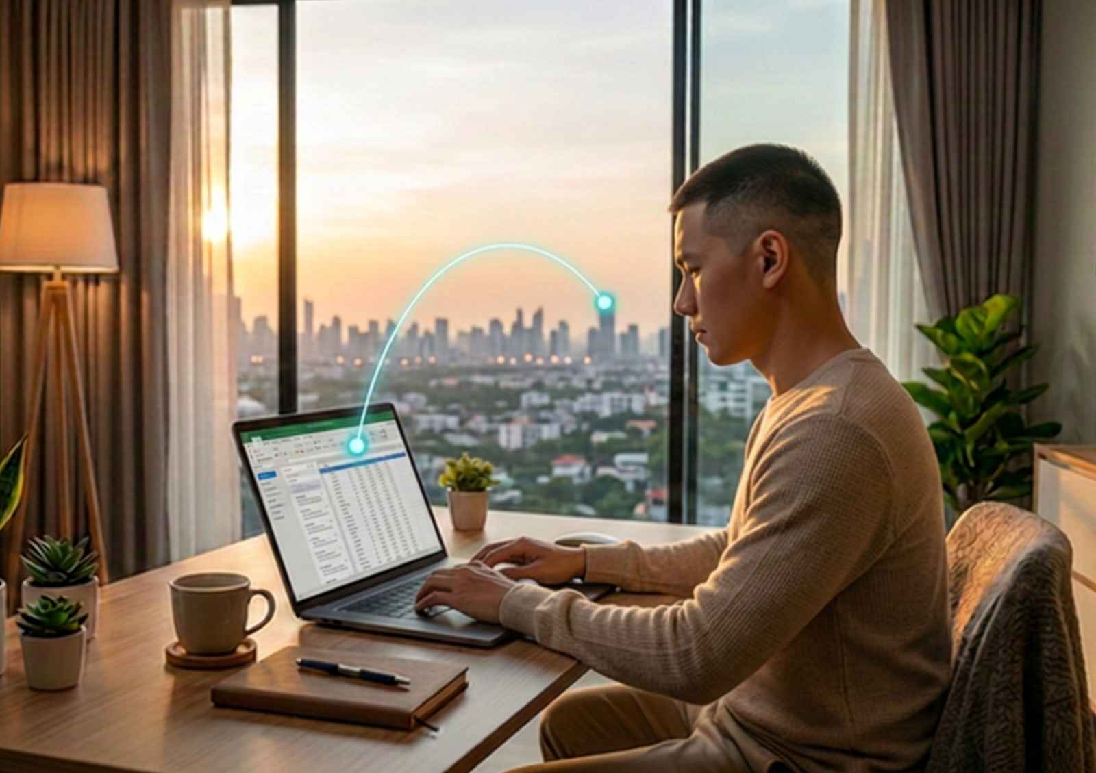ระบบเชื่อมต่อระยะไกลปลอดภัยสูง Secure Remote Access โดย บีเน็ต เอ็นจิเนียริ่ง ช่วยให้พนักงานล็อกอินเข้าสู่ระบบเครือข่ายออฟฟิศหลักเพื่อทำงานจากที่บ้านได้อย่างปลอดภัย