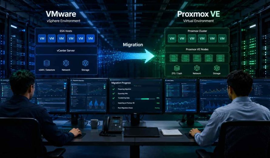 ย้ายจาก VMware ไป Proxmox คุ้มไหม? ข้อดีและข้อควรรู้ก่อน Migration