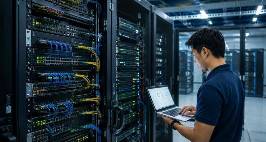 ออกแบบและติดตั้งระบบ Core Switching & Routing สำหรับเครือข่ายองค์กร