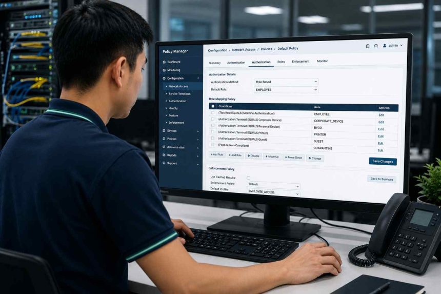 ระบบควบคุมการเข้าถึงเครือข่ายสำหรับองค์กร (Enterprise Network Access Control Solutions)